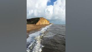 Chesil Beach #drone #dronevideo #dorset #beach #dorsetcoast #travel #beautiful #storm #westbay #fun