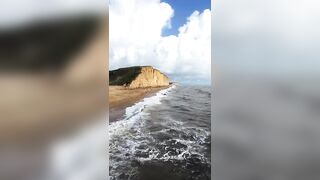 Chesil Beach #drone #dronevideo #dorset #beach #dorsetcoast #travel #beautiful #storm #westbay #fun