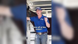 Backing Out Of The Trailer! Part 1! | The Horse Guru-Michael Gascon