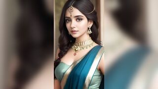 [4K] AI ART indian Lookbook Model Al Art video celebrity