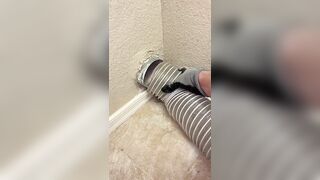 Dryer Vent Cleaning MASSIVE Vacuum Compilation #oddlysatisfying #dryerventcleaning #cleantok