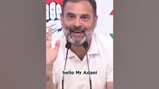 Rahul Gandhi | Mr. Adani owns half of the main stream Media. #india #insideout #adani #media #raga