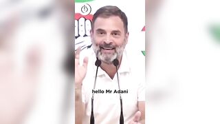 Rahul Gandhi | Mr. Adani owns half of the main stream Media. #india #insideout #adani #media #raga