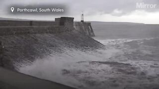 Storm Ciaran: Power cuts and travel chaos as 100mph winds strike England