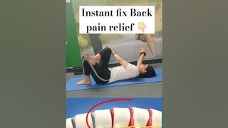 instant fix Back Pain Relief #viral #like #yoga #ytshorts #trending #share #backpain #fitness