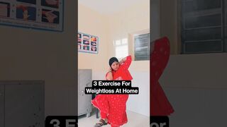 3 Exercise For Weight loss at Home????#exercise #weightloss #yoga #fitness #fatburning #shorts #fyp #yt