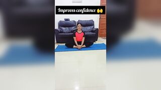 butterfly pose????#shorts #yogawithsuma #viral #fitness #trending #yoga