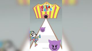 Save Pomni Challenge!????THE AMAZING DIGITAL CIRCUS runner game play Fan Art Animation #shorts #fyp