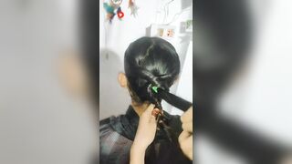 try this ponytail hack||travel hairstyle||#hair #shortsvideo #viral #trending #like #biggboss