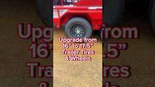 Upgrade from 16” to 17.5” Trailer Tires & Wheels. Subscribe & lIke for part 2.