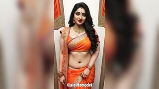 [4K] AI Elite Indian Lookbook Models video #saree #beauty #stunninglook #viral @aielitemodel