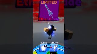 Aether Blade Showcase #fypシ #roblox #bladeball #anime #baller #fyp