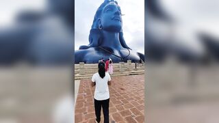 Adiyogi - The Source of Yoga ????‍♀️????️????️????️#yoga #peace #adiyogistatue #coimbatore #tamilnadu