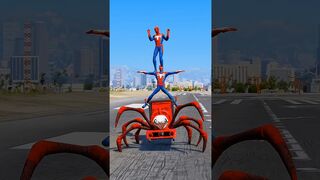 GTA V : STUNT CHALLENGE BETWEEN AVENGERS - 2 | #shorts