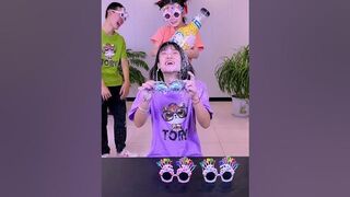 The glasses matching challenge is so fun, hurry up and play! ! !????❤️???? #shorts #challenge