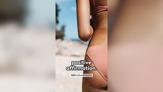 Positivity and BIKINIS On The Beach #Shorts