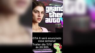 GTA 6 será anunciado essa semana! Trailer oficial no dia 7 de dezembro! #shorts