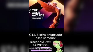 GTA 6 será anunciado essa semana! Trailer oficial no dia 7 de dezembro! #shorts