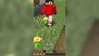 Minecraft But I Can Only Speak Hindi #minecraft #shorts #funny