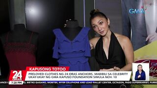 Preloved clothes ng 24 Oras anchors, mabibili sa Celebrity Ukay-Ukay ng GMA Kapuso... | 24 Oras