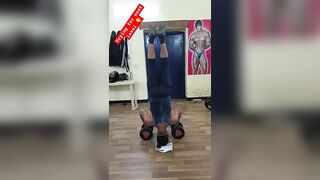 Damble handstand || trying for next level #fitness #exercise #yoga #handstandworkout