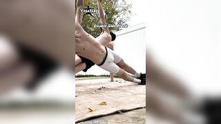 How to do Double Side Plank - Yoga for Men #shorts