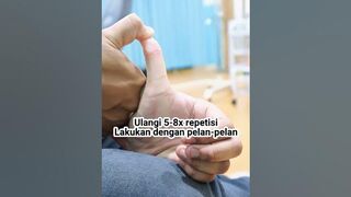 Stretching untuk mengurangi kaku pada jempol tangan #fypシ