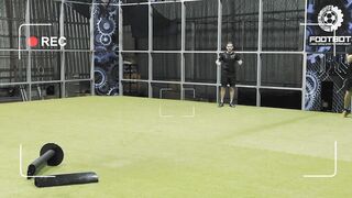 Goalkeeper vs. Footbot: Crash the Speaker Challenge!