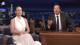 Singing Whisper Challenge with Brie Larson | The Tonight Show Starring Jimmy Fallon