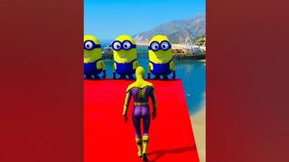 GTA 5 Epic Ragdolls/Spiderman Funny Compilation #126 (GTA5, Euphoria Physics, Funny Moments) #shorts