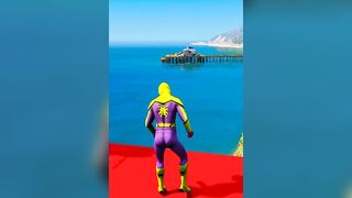 GTA 5 Epic Ragdolls/Spiderman Funny Compilation #126 (GTA5, Euphoria Physics, Funny Moments) #shorts