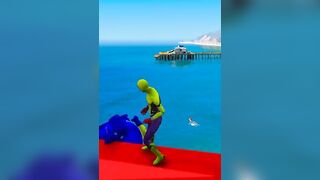 GTA 5 Epic Ragdolls/Spiderman Funny Compilation #126 (GTA5, Euphoria Physics, Funny Moments) #shorts