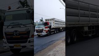 truck trailer Hino #shorts