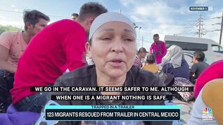 123 migrants rescued from abandoned trailer in central Mexico