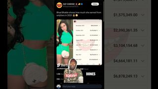 Bhad Bhabie shows how much she earned from onlyfans in 2021 ????????