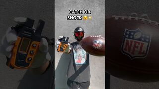 CATCH OR SHOCK ????⚡️ #football #challenge #funny #viral