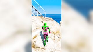 GTA 5 Epic Ragdolls/Spiderman Funny Compilation #771 (GTA5, Euphoria Physics, Funny Moments) #shorts