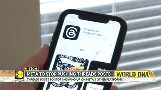 Meta will stop pushing Threads posts to Facebook and Instagram | World DNA | WION