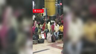 Huge Crowd At Mumbai's Railway Station As People Travel To UP, Bihar For Chhath Puja | Shorts | N18S