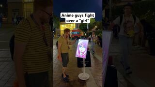 Guys fight over “girl” at Anime Con