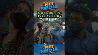 ???? Fake celebrity prank at public area ???? public funny reactions???? @meimedia333 #meimedia #aaki #fun