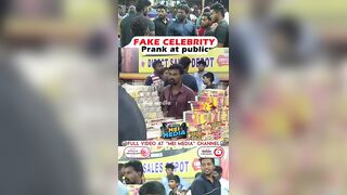 ???? Fake celebrity prank at public area ???? public funny reactions???? @meimedia333 #meimedia #aaki #fun