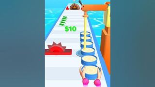 Bakery Stack Run Factory Lvl.20 #games #ytshorts