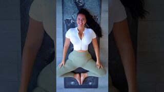 Butterfly hip flexibility #stretching #motivation #yoga