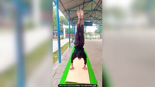 new yoga videos #yoga #yogaworkout #uttarakhand #viral ????????️#flexible #shortvideo