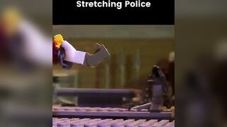 Lego stretching police #shorts