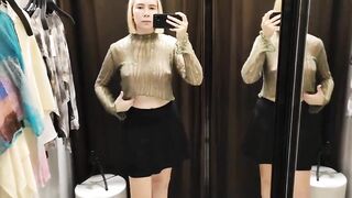 try on haul transparent tishart/ in Zara/ try on haul/ YouTube_life24