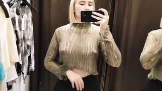 try on haul transparent tishart/ in Zara/ try on haul/ YouTube_life24