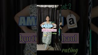 Kurti try on haul & rating!????????‍♀️ Amazon edition | part 2 #viral #tryon #haul #style #rating