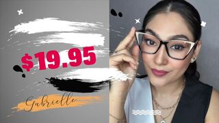 Try On Haul of Gabrielle Evey Nors Airlia&Naura:Trendy Eyeglasses for Women